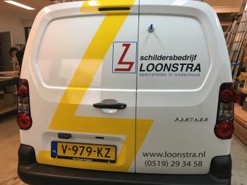 Belettering wagenpark Loonstra 