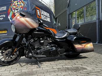 Wrap voorscherm Harley 