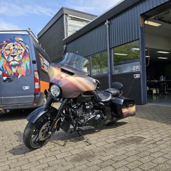 Wrap voorscherm Harley 